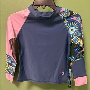 Colorful Long Sleeve Rash Guard NWT
